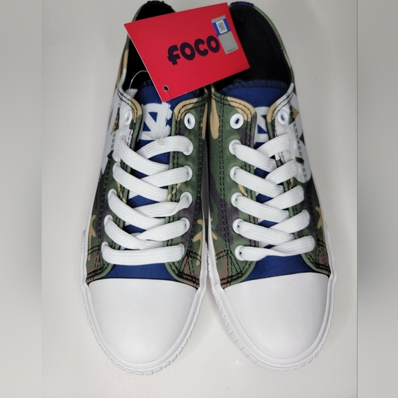 North Carolina Tar Heels Women NCAA College Team Camo Low Canvas Sneakers Shoes - Picture 3 of 10